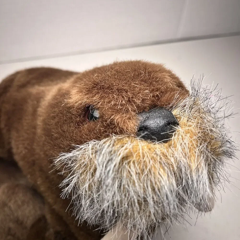 Vintage Sea World Walrus Plush Stuffed Animal Stuffie Toy 1998 with Tag EUC